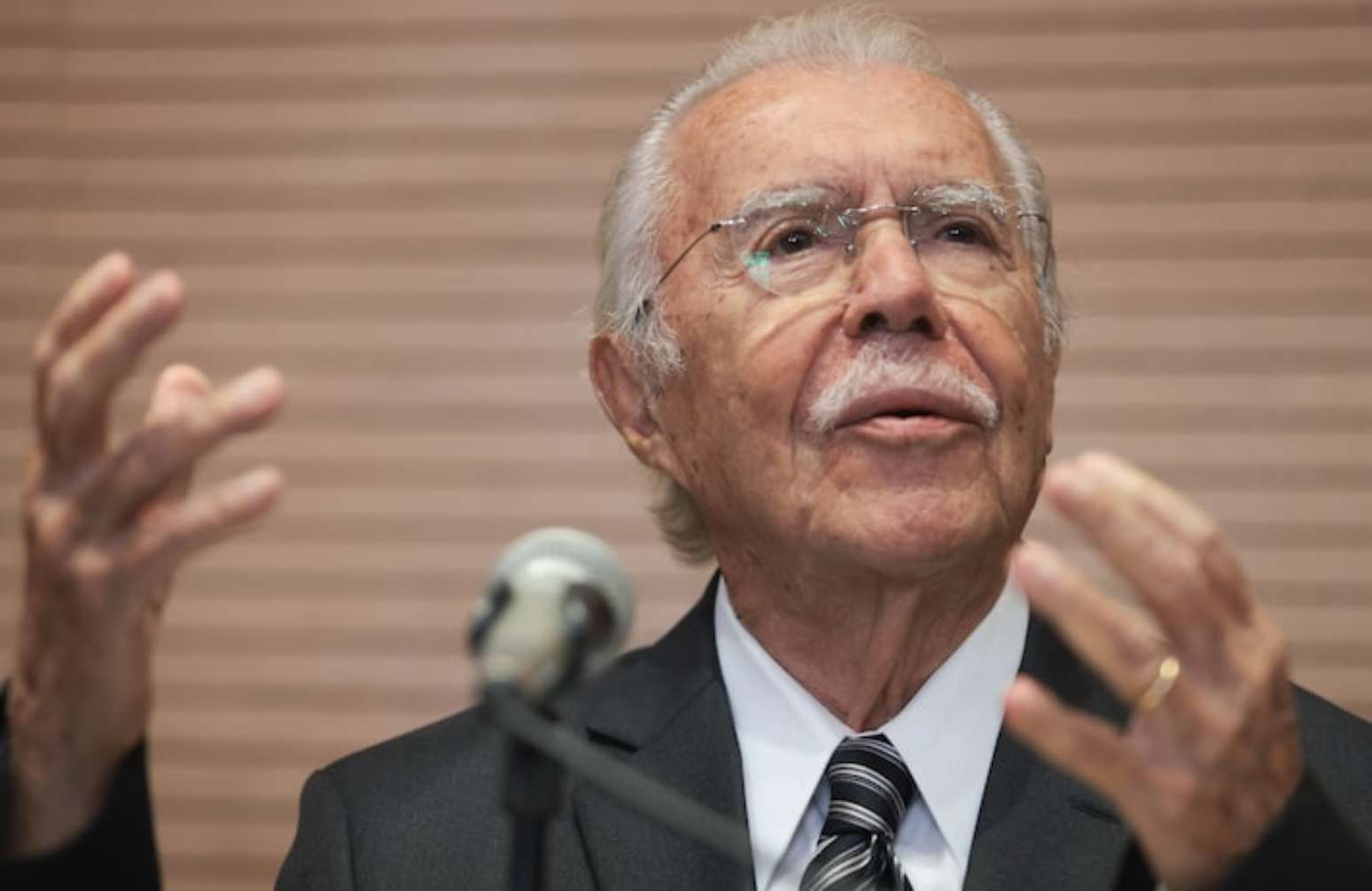 Jos&eacute; Sarney em evento na USP em 2025