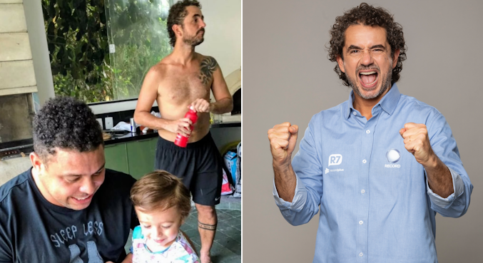 Felipe Andreoli se declara em aniversário de Ronaldo Nazário: ‘É fenomenal conviver com você’