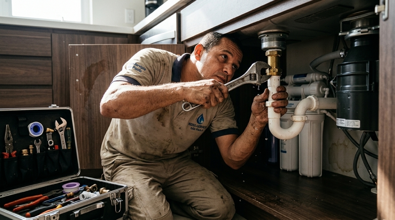 Marido de aluguel lista os 7 erros mais comuns que transformam pequenos reparos de casa em serviços caros e explica o que fazer para evitar vazamentos, peças quebradas e paredes danificadas
