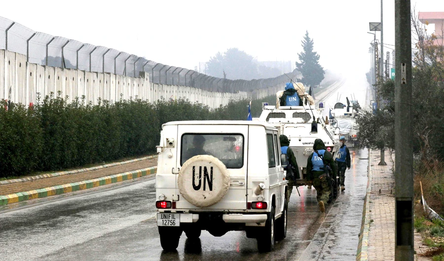 UN peacekeeping force says shots fired at post on Israel-Lebanon border