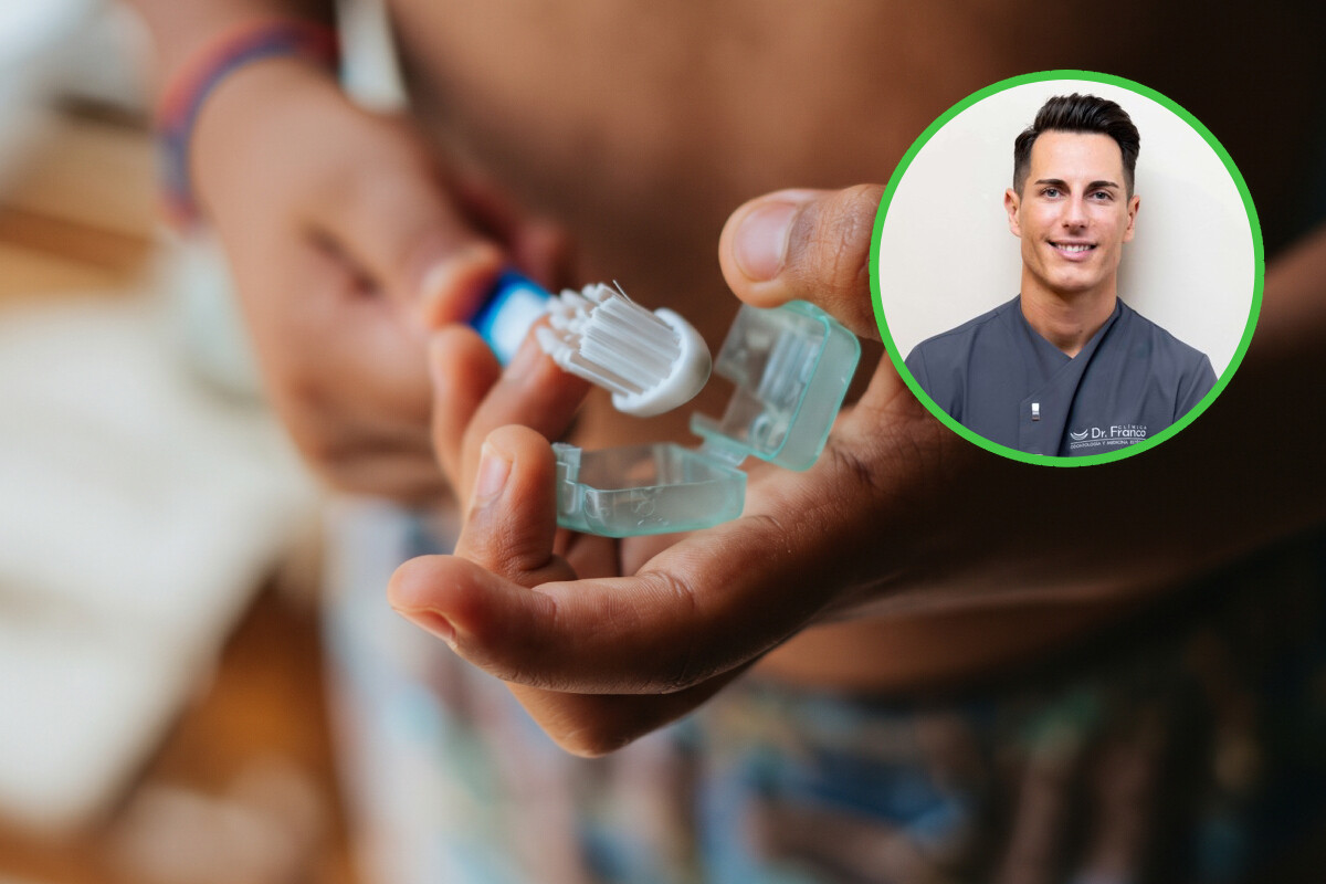 Sergio Franco, dentista: "Nunca cubra el cepillo de dientes con una funda de plástico; parece más higiénico, pero favorece la proliferación de bacterias"