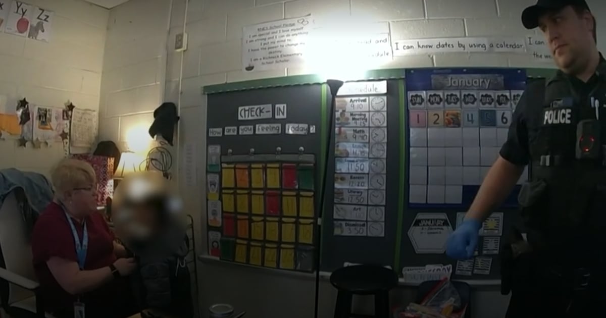 'Não me importo se vou para a prisão': Vídeo mostra criança de 6 anos desafiadora momentos após atirar na professora