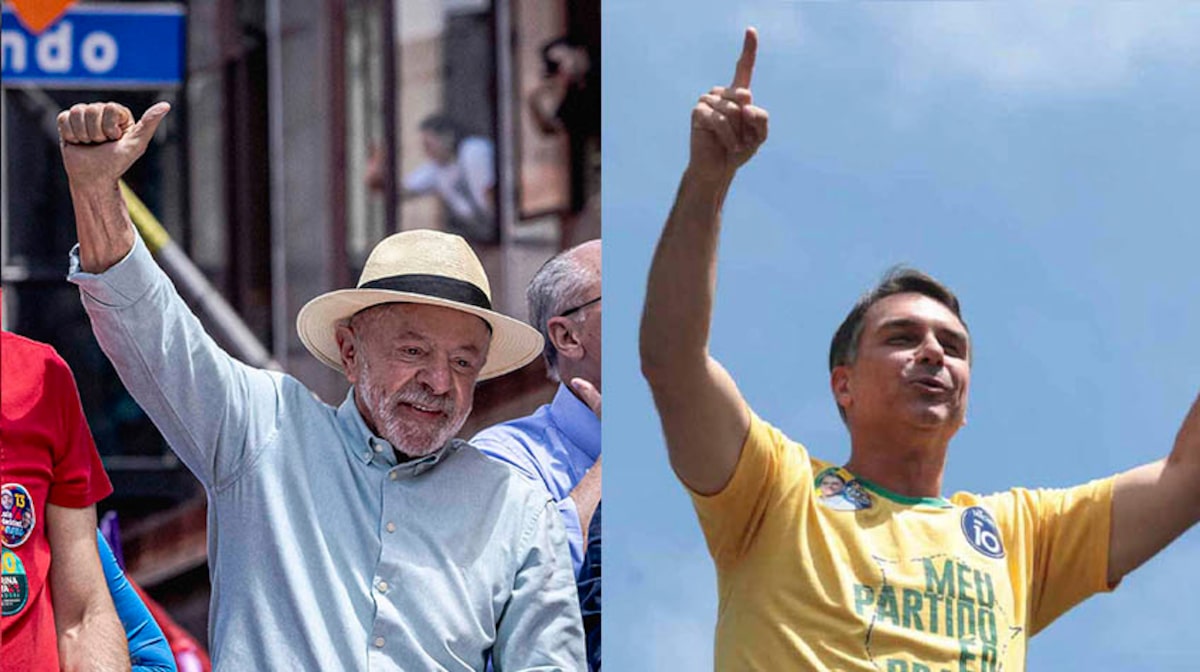 Flávio Bolsonaro e Lula empatam em duas cidades no 1º turno das eleições; saiba quais