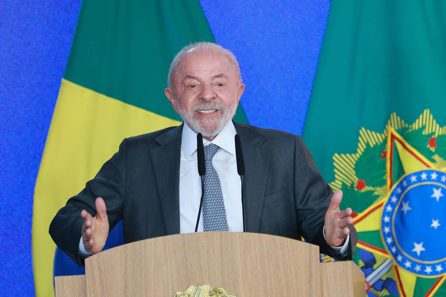 Presidente Lula (PT) no Pal&aacute;cio do Planalto em Bras&iacute;lia