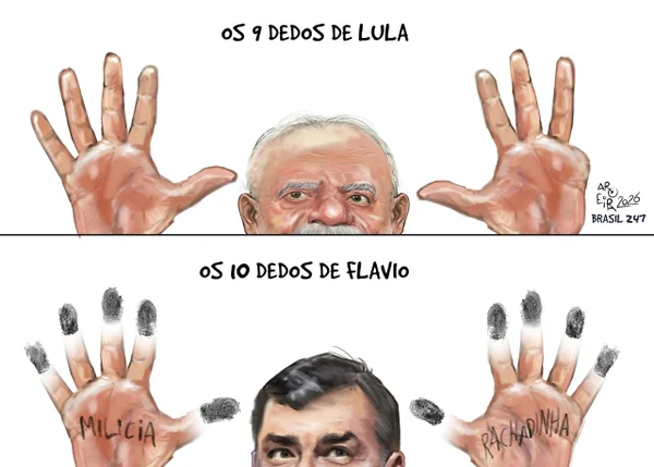 Imagem da matéria: Flávio Bolsonaro perde o debate e a dignidade, se é que já teve alguma