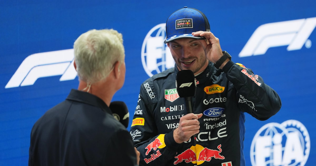 Verstappen admite surpresa com pole da sprint em Singapura: ‘Carro voltou à vida’