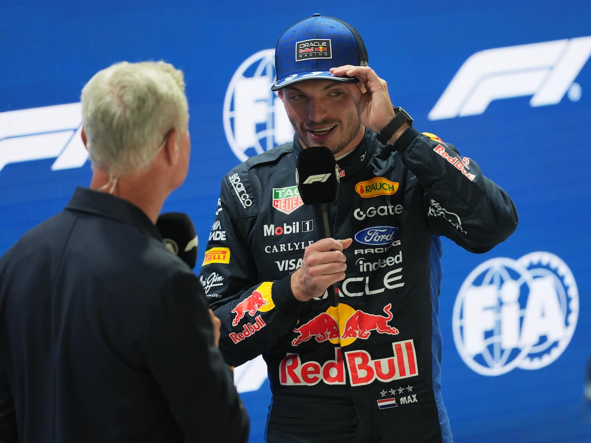 Verstappen admite surpresa com pole da sprint em Singapura: ‘Carro voltou à vida’