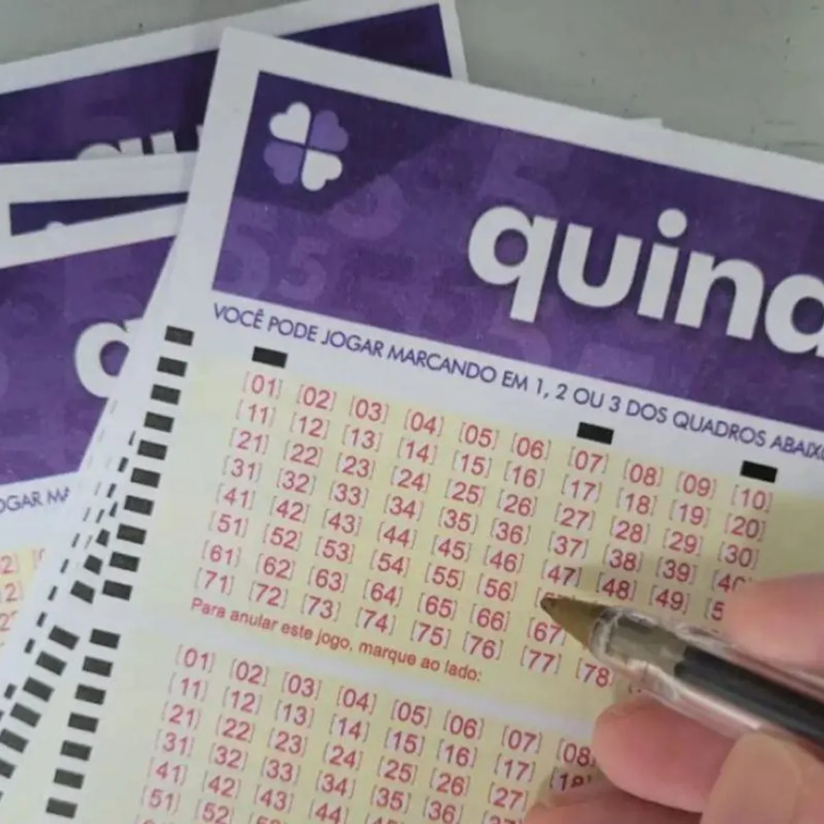 Quina 7143 acumula, e prêmio vai a R$ 60 milhões. Veja resultado