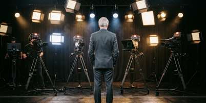 Veterano da TV ficou t&atilde;o decepcionado com as condi&ccedil;&otilde;es de trabalho que deixou a TV Foto: Ilustra&ccedil;&atilde;o por IA