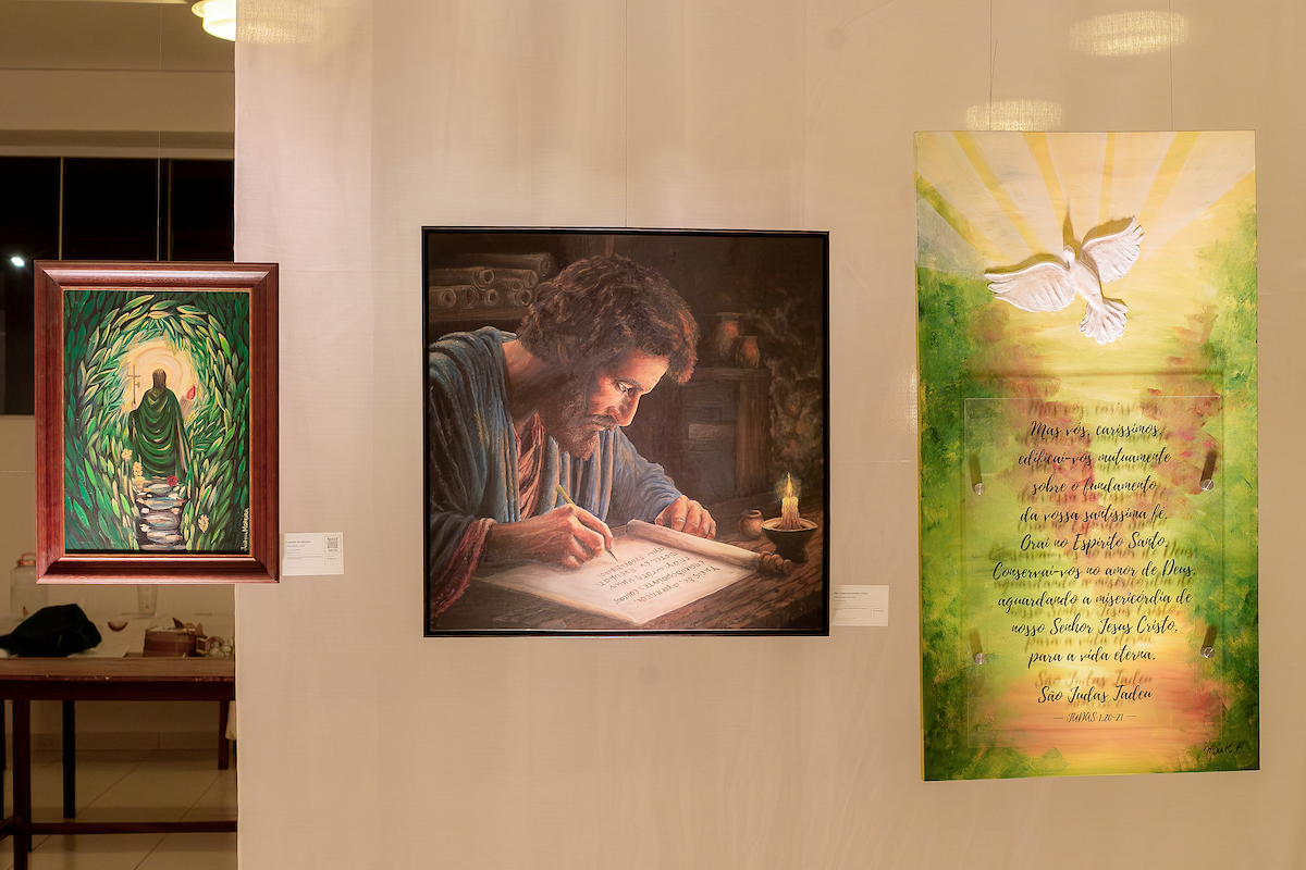 Fé, arte e solidariedade se unem em exposição dedicada a São Judas Tadeu
