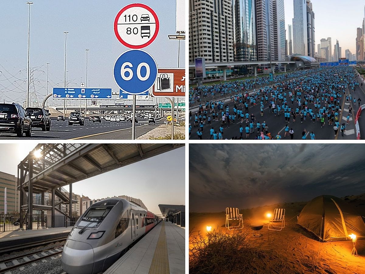 Embre no Emirados Árabes Unidos em novembro de 2026: novas regras, estações da Etihad Rail, alterações nas estradas de Dubai e grandes eventos