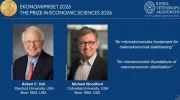 Robert E. Hall e Michael Woodford, vencedores do Prêmio Nobel de Economia 2026