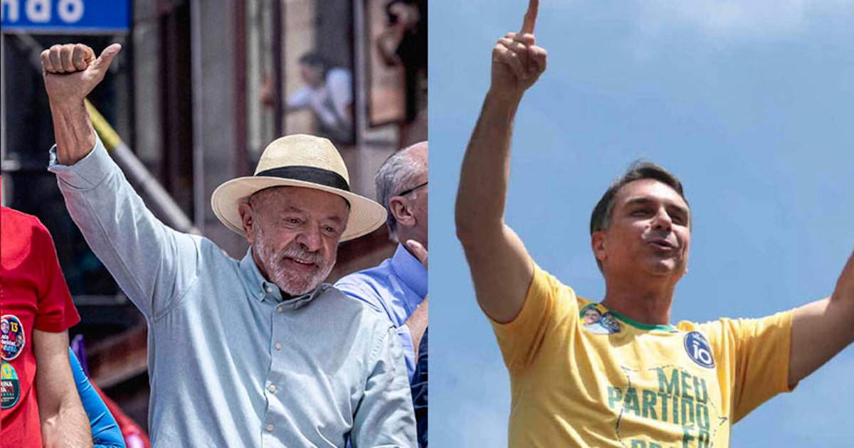Flávio Bolsonaro e Lula empatam em duas cidades no 1º turno das eleições; saiba quais