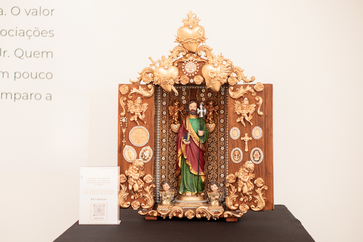 Fé, arte e solidariedade se unem em exposição dedicada a São Judas Tadeu