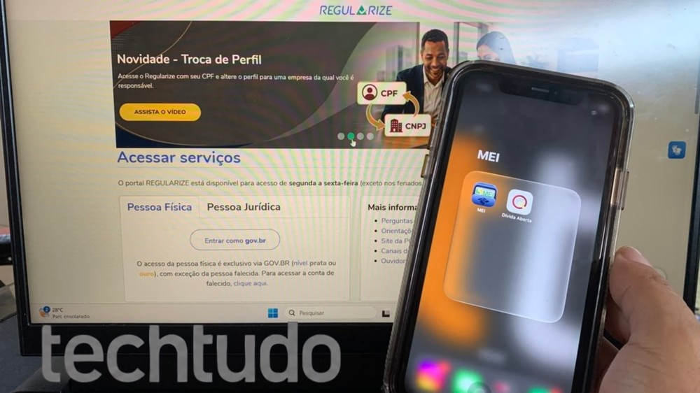Portal Regularize, da PGFN, ajuda na hora de consultar dívidas inscritas na União e verificar opções de negociação pelo navegador — Foto: Raphael Alves/TechTudo