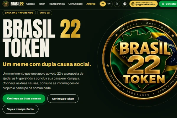 Crianças da Uganda promovem site que troca criptomoedas por voto em Flávio - destaque galeria