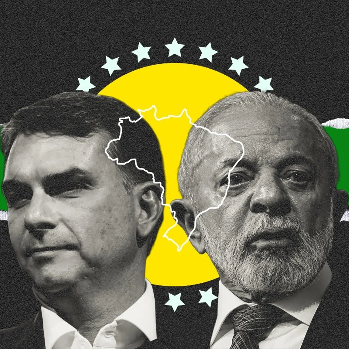 BTG/Nexus: Flávio tem 50,5% dos votos válidos no 2º turno e Lula, 49,5%
