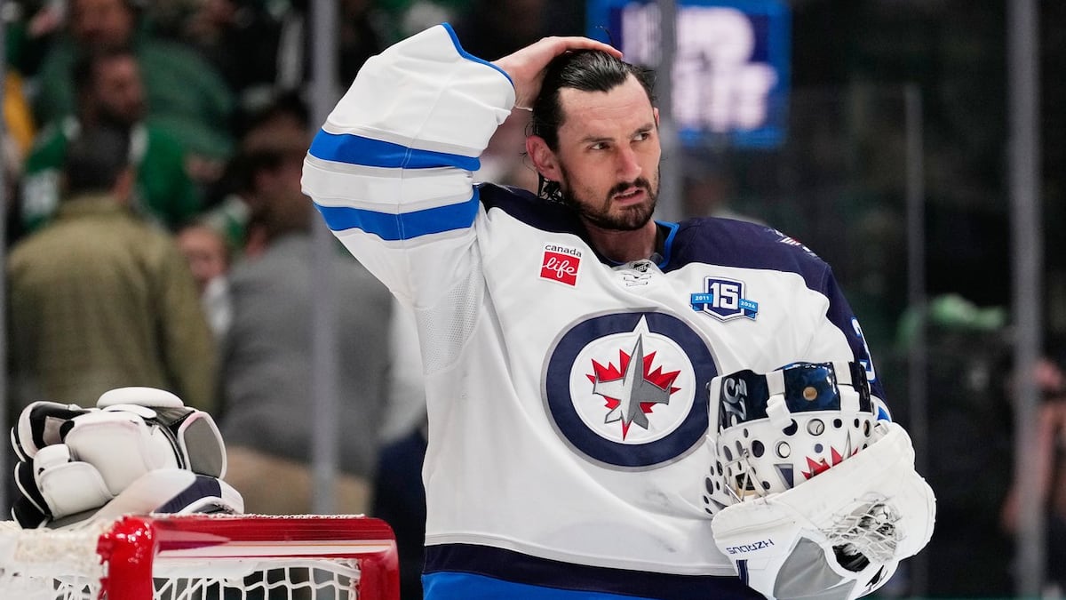 This website is tracking how much money Connor Hellebuyck has lost since his suspension from the Winnipeg Jets
