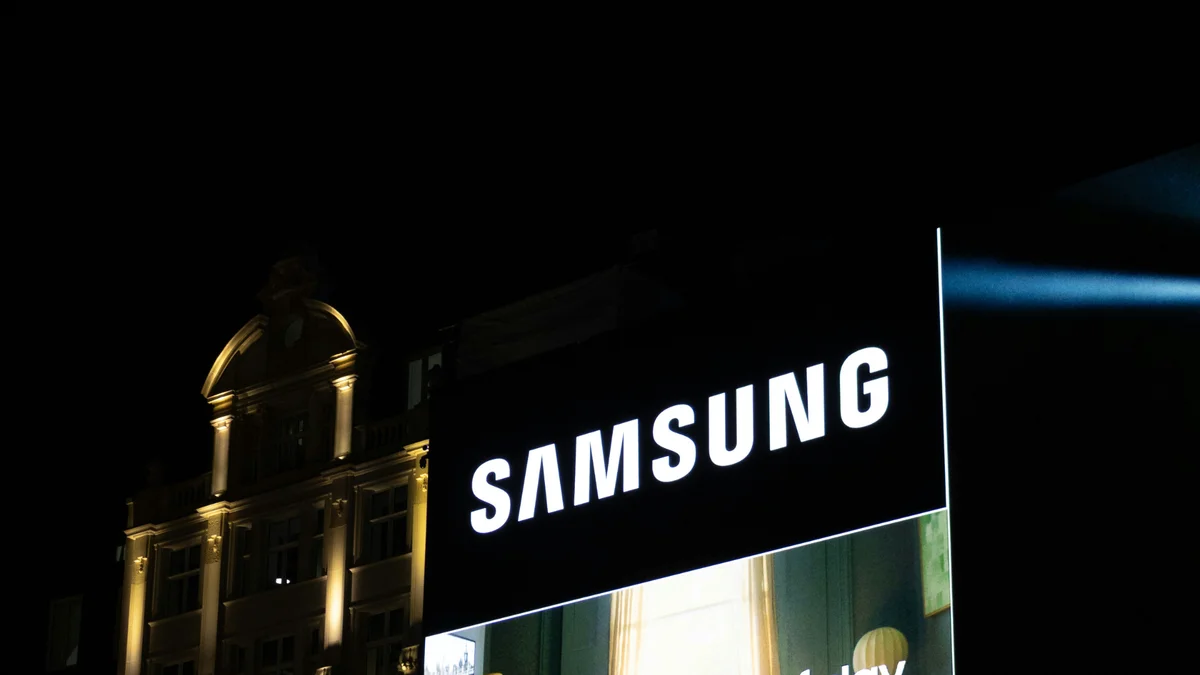 samsung logo outdoor